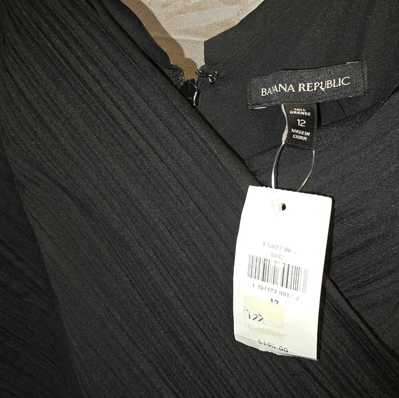 Banana Republic Black Chiffon Dress - Picture 2 of 3